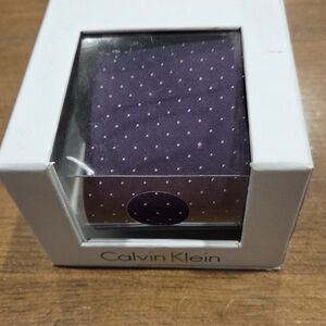 Calvin Klein Deep Purple Microdot Tie
